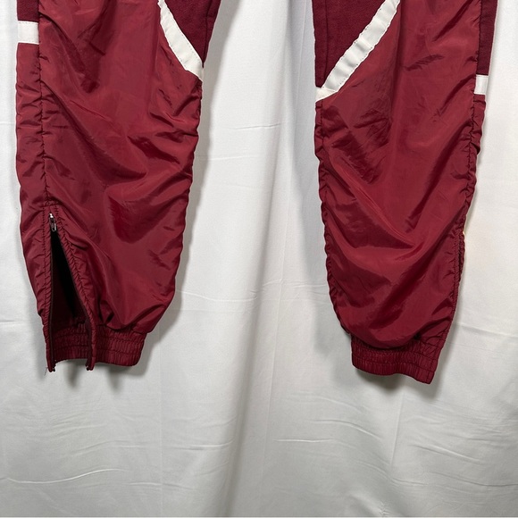 KITH Jackson Pant nylon overlay joggers Landmarks Collection Large burgundy - Picture 9 of 15